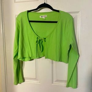 Urban Bliss Green Cardigan
